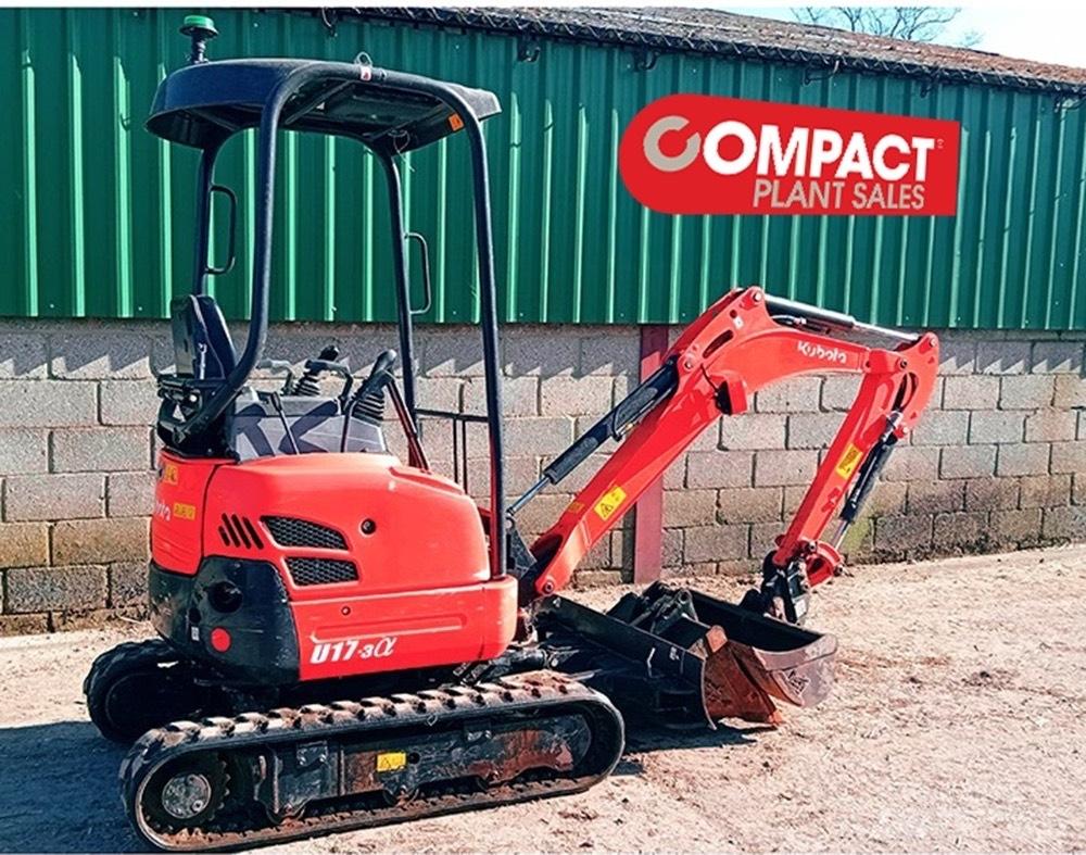 Kubota U17-3a Mini rýpadla < 7t