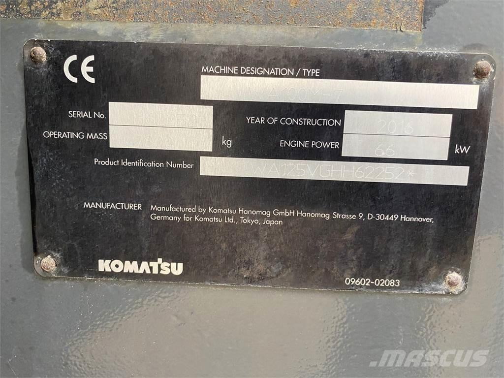 Komatsu WA100-7 Víceúčelové nakladače