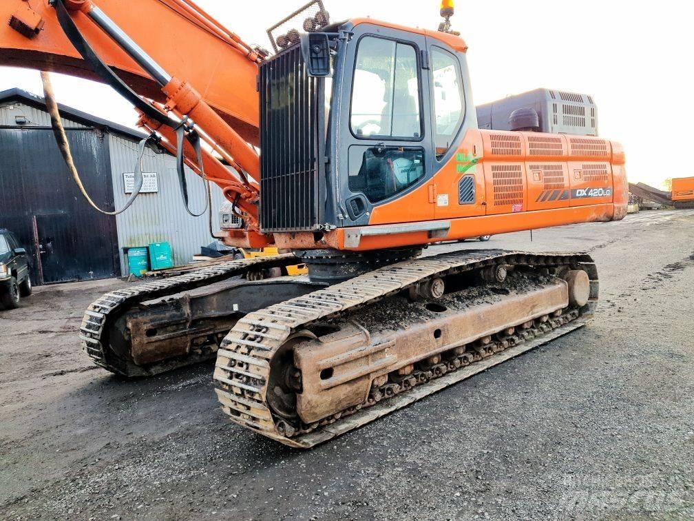 Doosan DX 420 LC-3 Pásová rýpadla