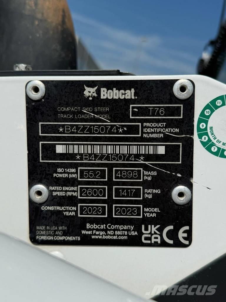 Bobcat T 76 Pásové nakladače