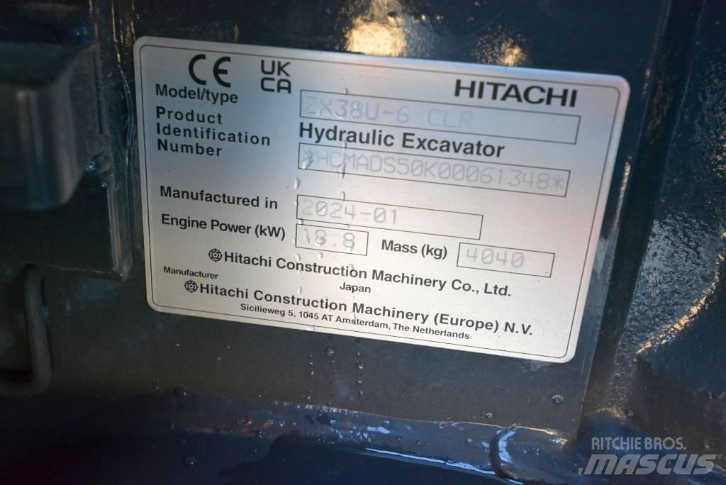 Hitachi ZX 38 U-6 Mini rýpadla < 7t