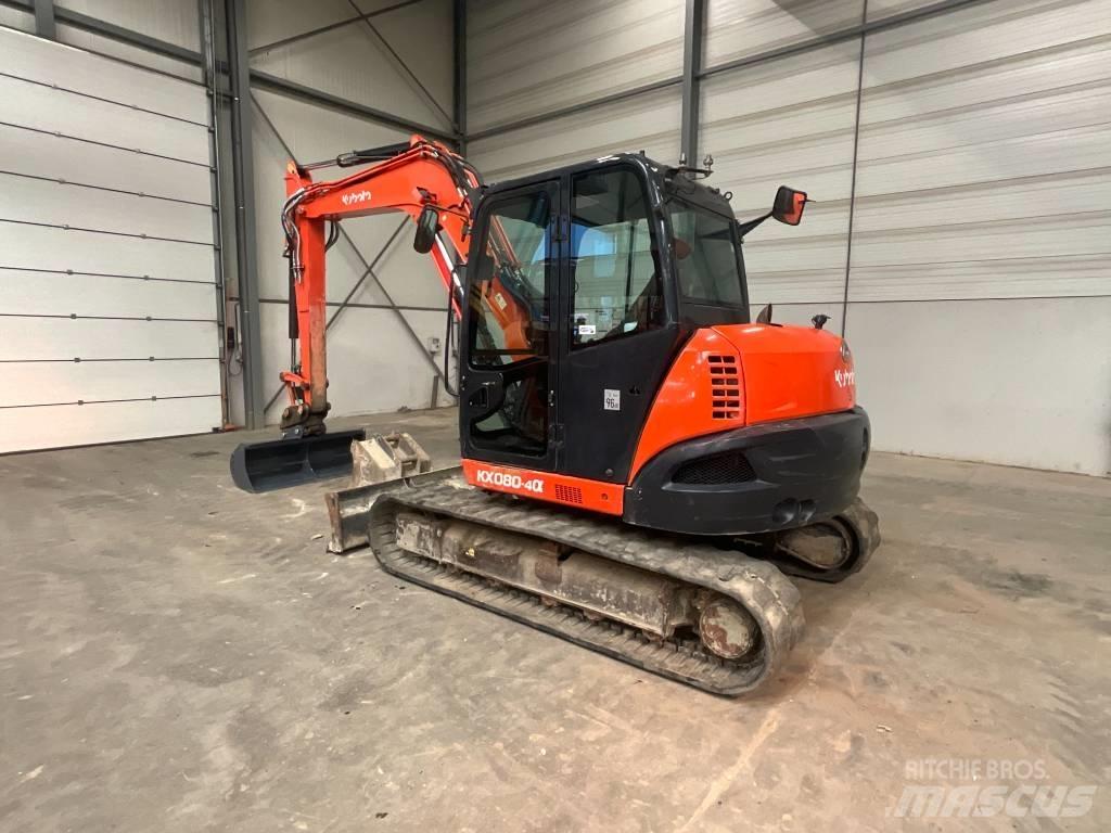 Kubota KX 080-4 A Midi rýpadla 7t - 12t