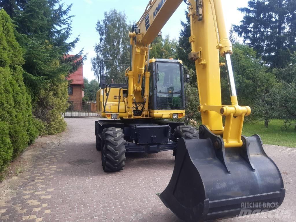 Komatsu PW 130-7 Kolová rýpadla