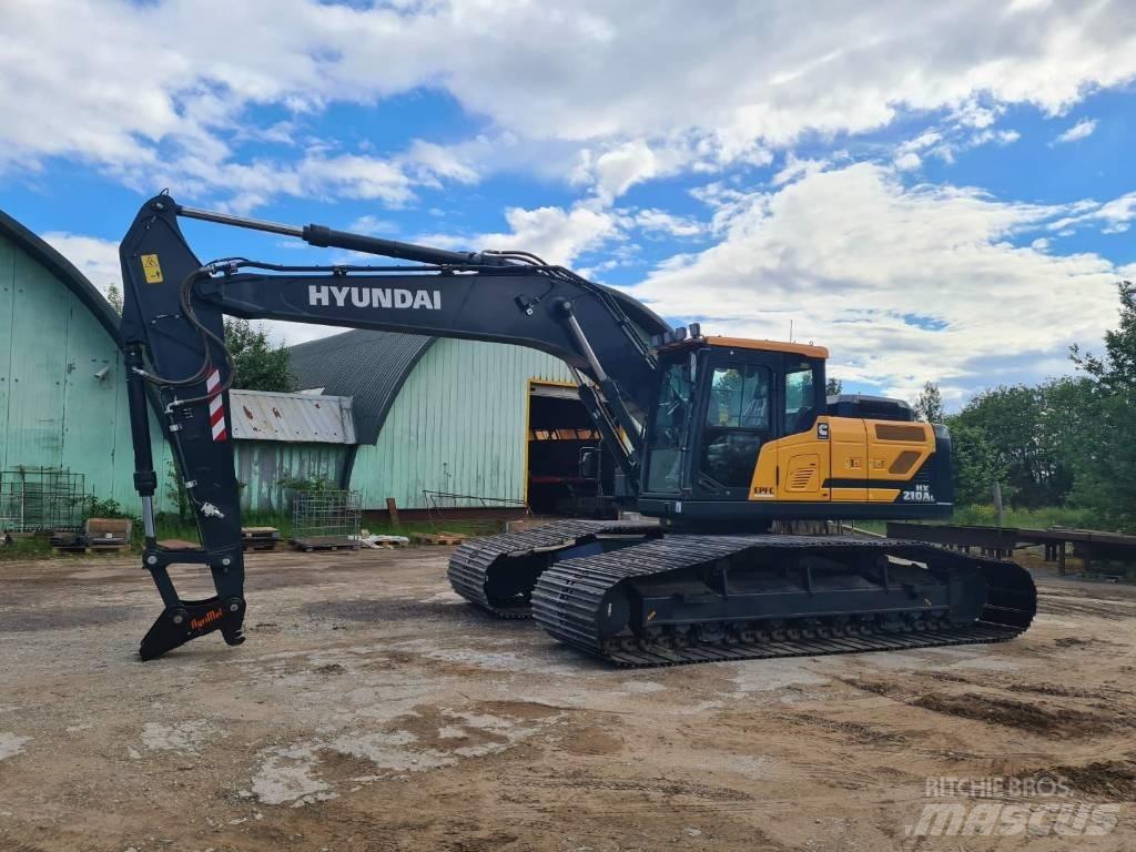 Hyundai HX210AL Pásová rýpadla
