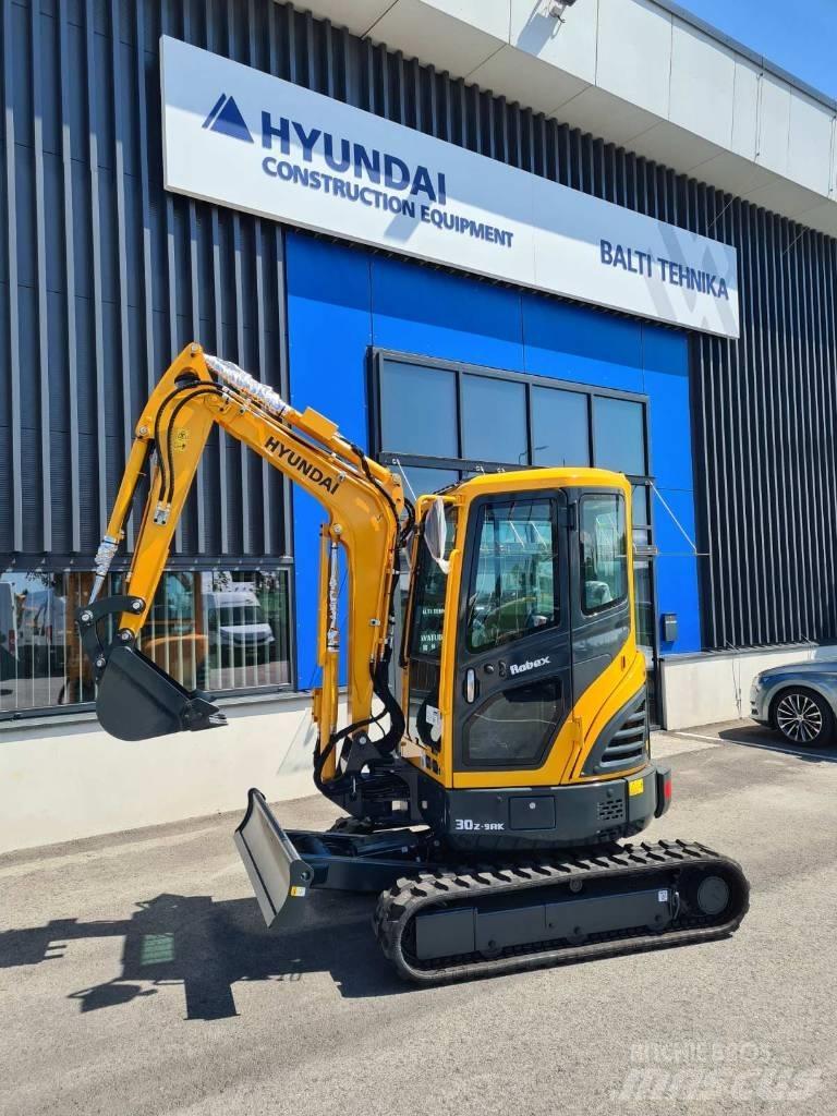 Hyundai R30Z-9AK Mini rýpadla < 7t