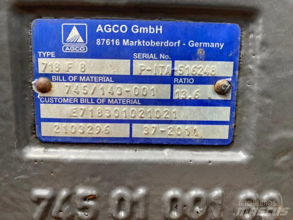 Fendt 820 FRONT AXLE Převodovka