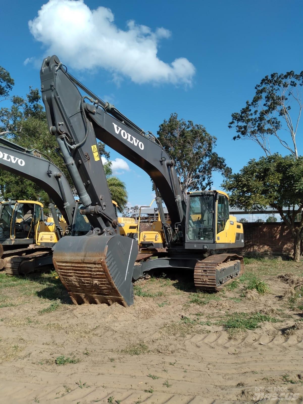 Volvo EC250DL Pásová rýpadla