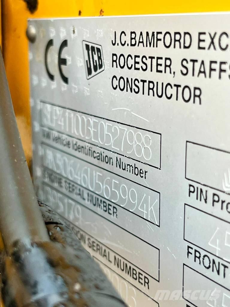 JCB 411 HT Kolové nakladače