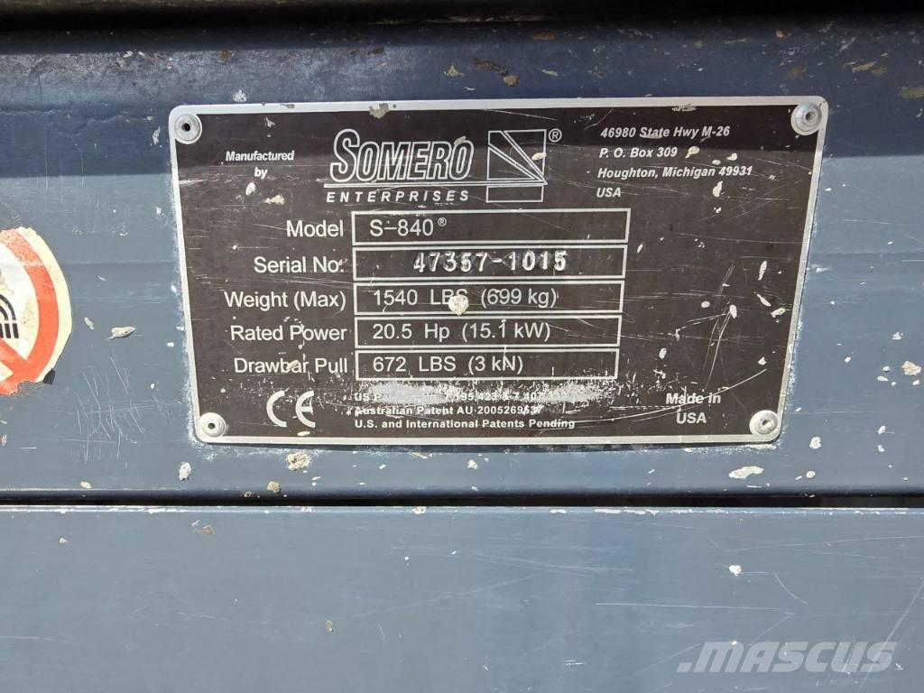 Somero S840 Výložníky betonu