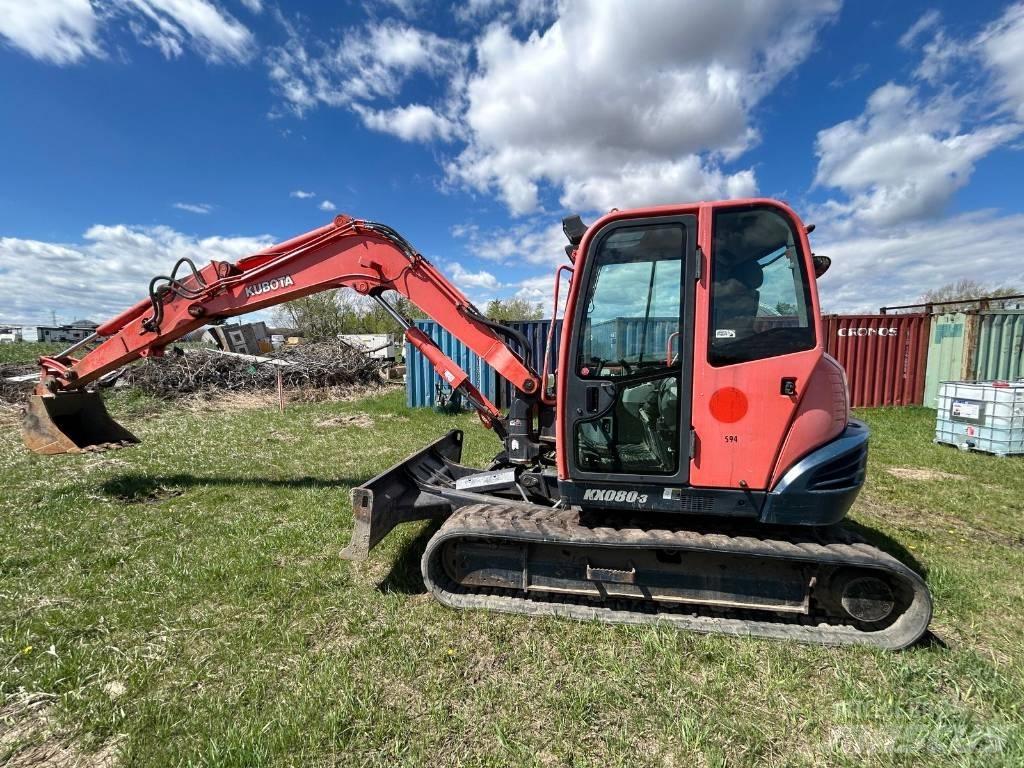 Kubota KX 080-3 Mini rýpadla < 7t