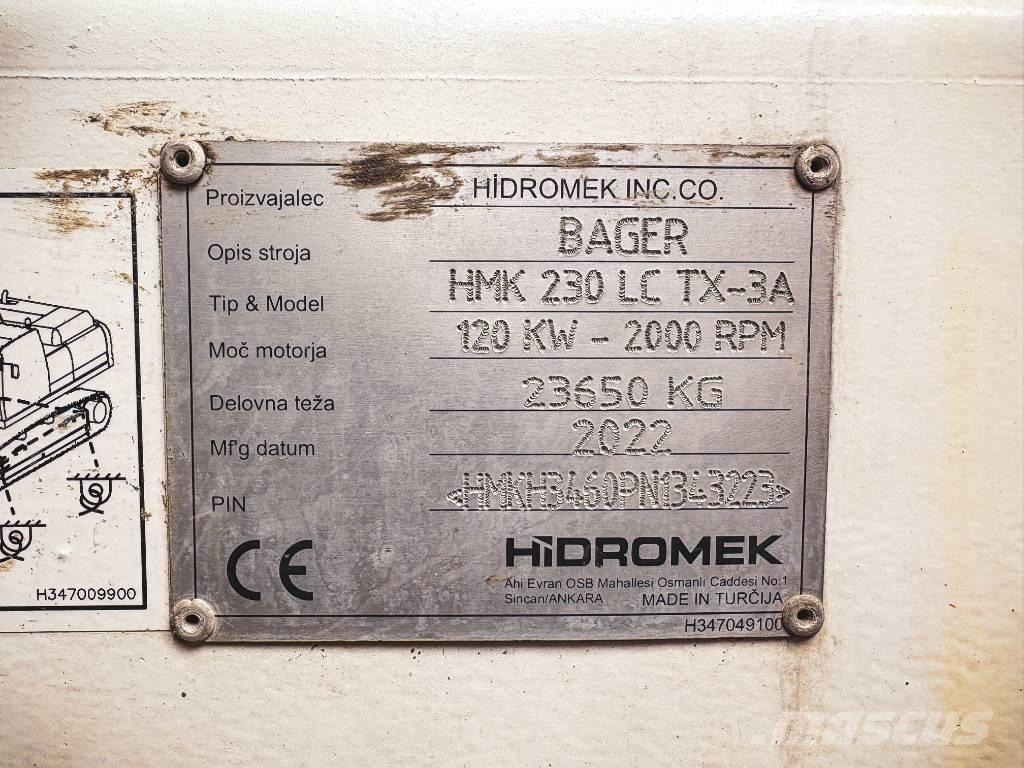 Hidromek 230 LC TX Pásová rýpadla
