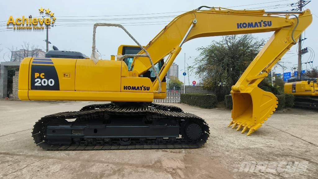Komatsu PC 200 Pásová rýpadla