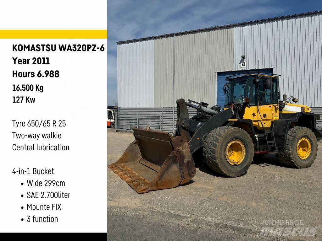Komatsu WA320PZ-6 Kolové nakladače
