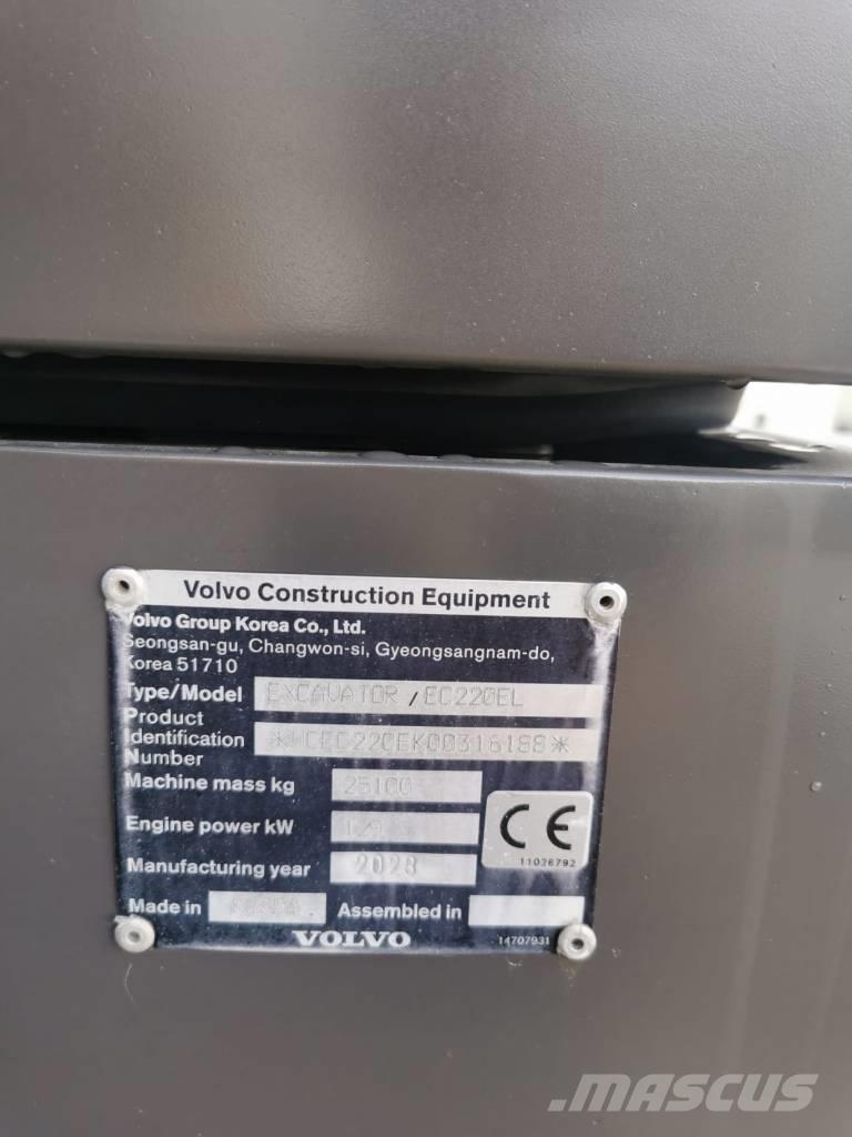 Volvo EC 220 EL Pásová rýpadla