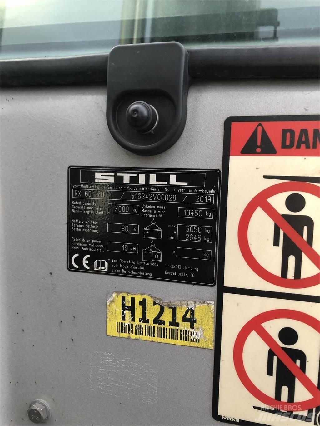 Still RX60-70 Akumulátorové vozíky