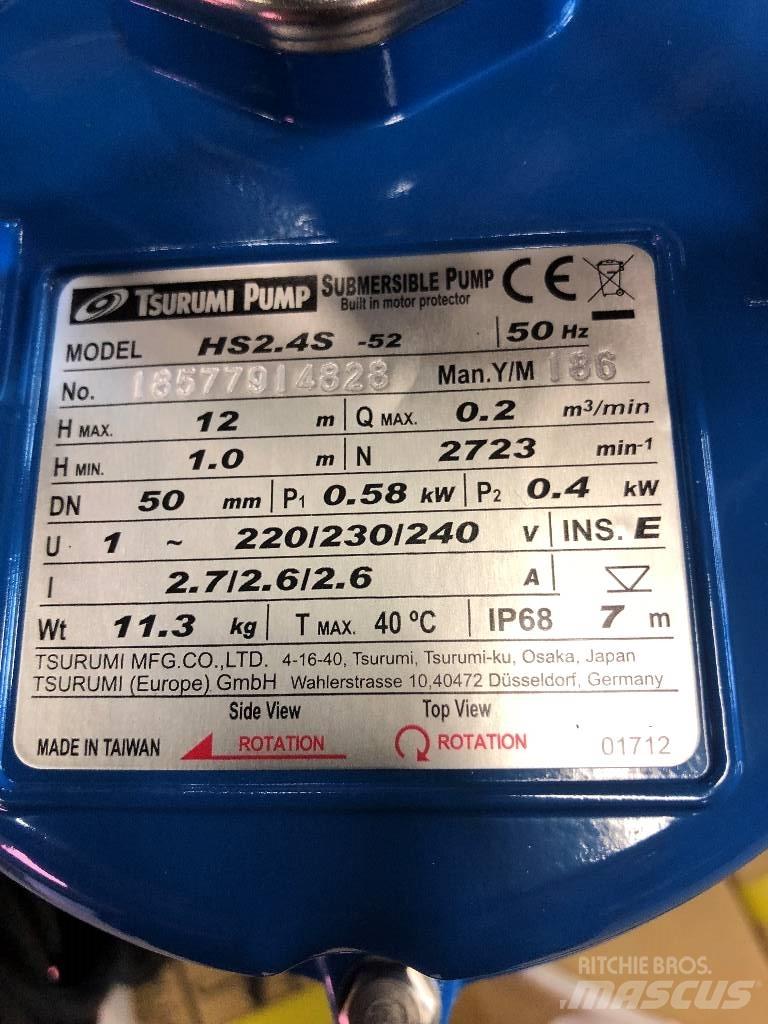 Tsurumi HS2.4S-52 Ostatní komponenty