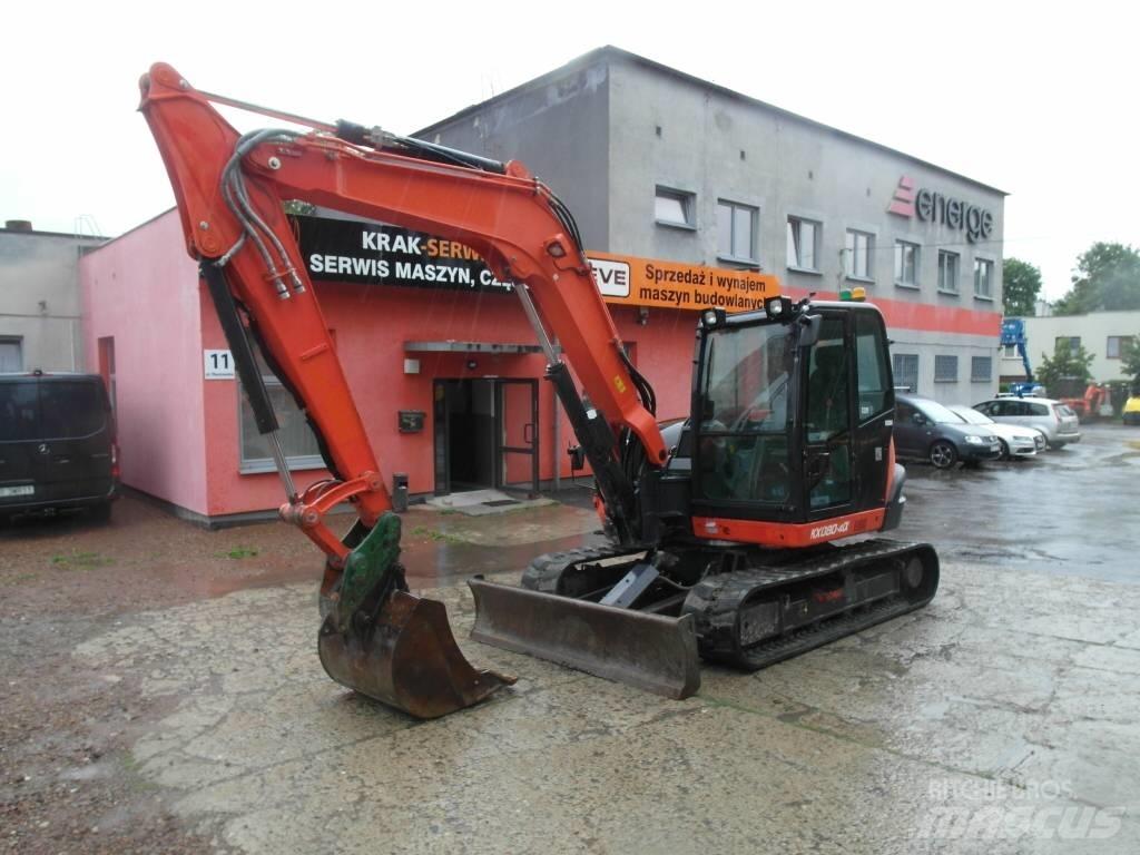 Kubota KX 080-4 Midi rýpadla 7t - 12t