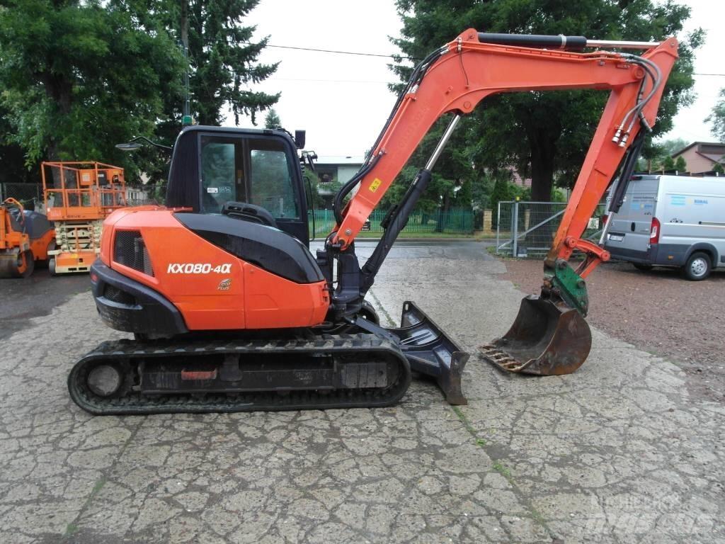 Kubota KX 080-4 Midi rýpadla 7t - 12t