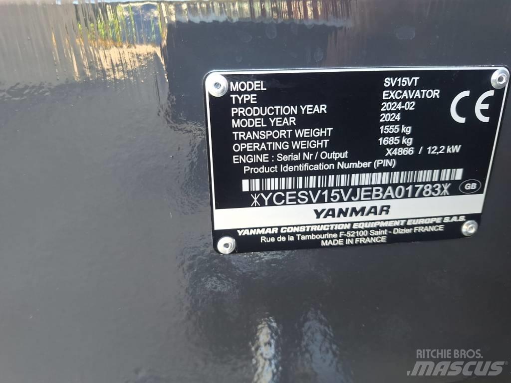 Yanmar SV 15 Mini rýpadla < 7t
