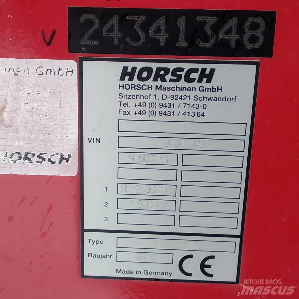 Horsch Focus 4 TD Mechanické secí stroje