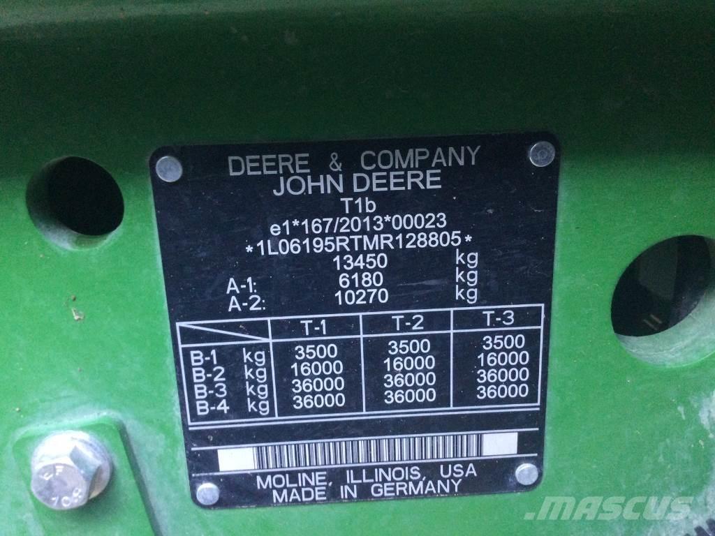 John Deere 6195R Traktory