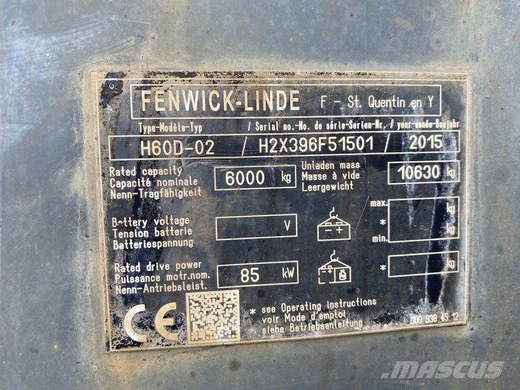 Linde H60D-02 Dieselové vozíky
