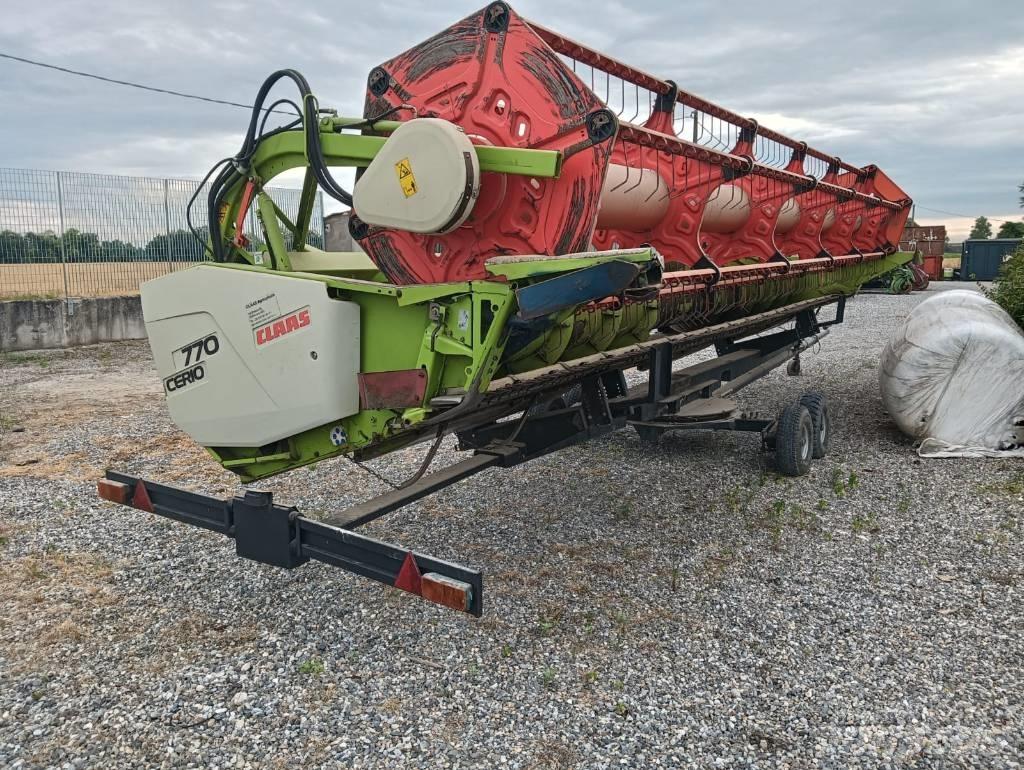 CLAAS CERIO 770 Kombajnové hlavice