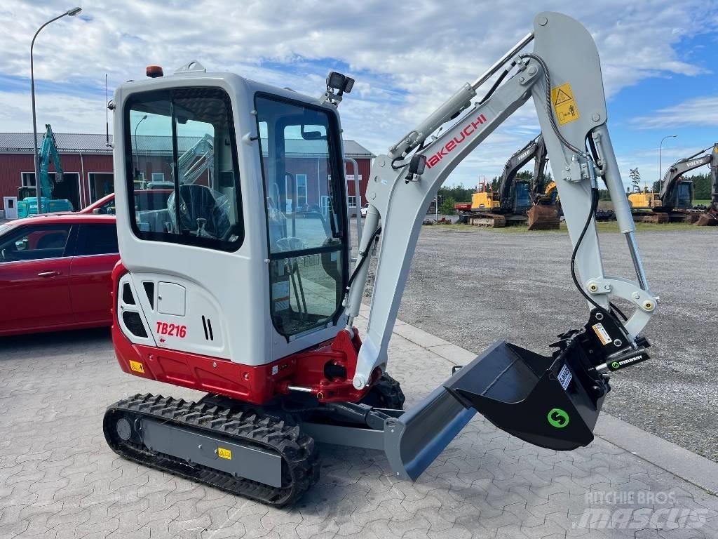 Takeuchi TB216 Mini rýpadla < 7t