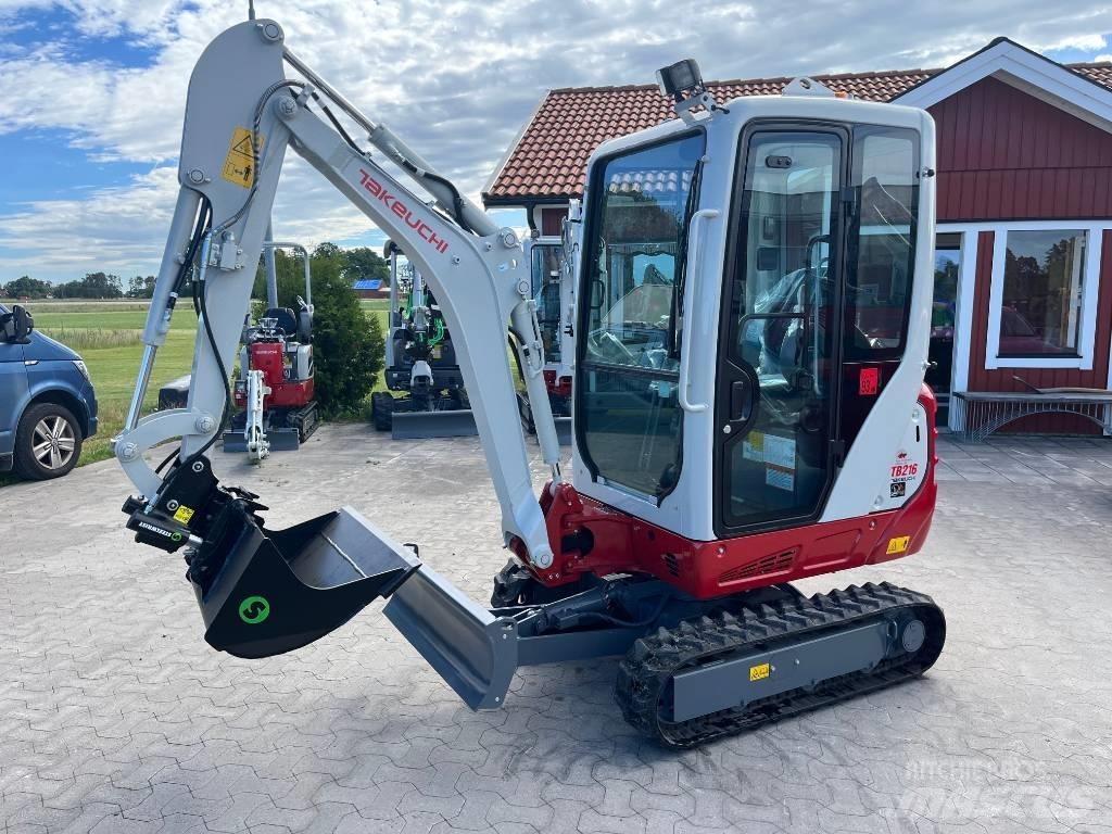 Takeuchi TB216 Mini rýpadla < 7t