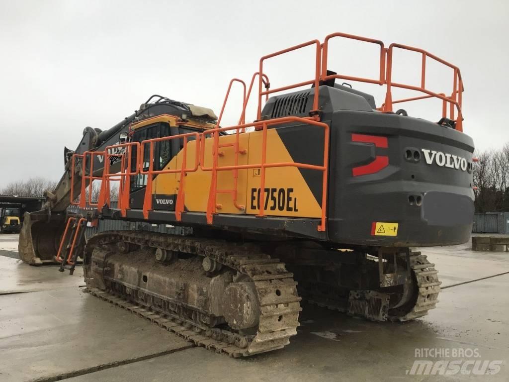 Volvo EC 750 E Pásová rýpadla