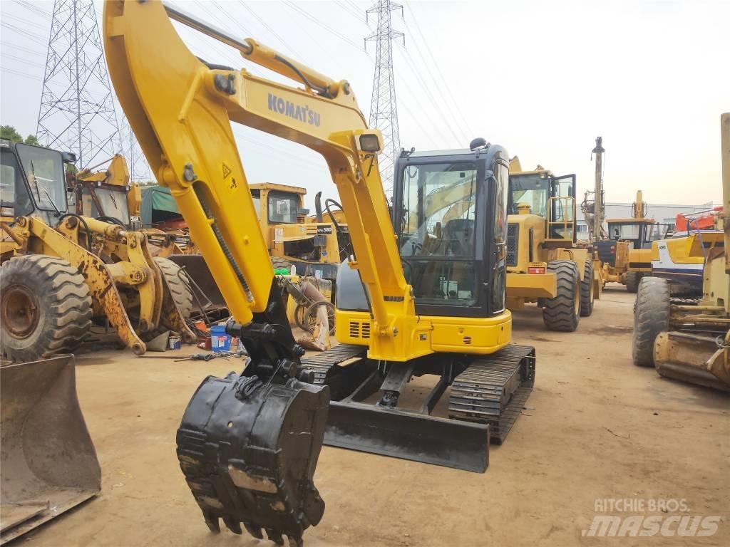 Komatsu PC 55 Pásová rýpadla