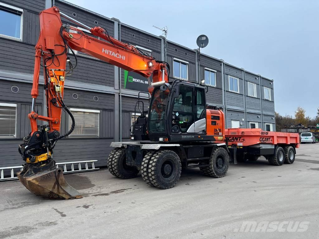 Hitachi ZX 145 W-6 Kolová rýpadla