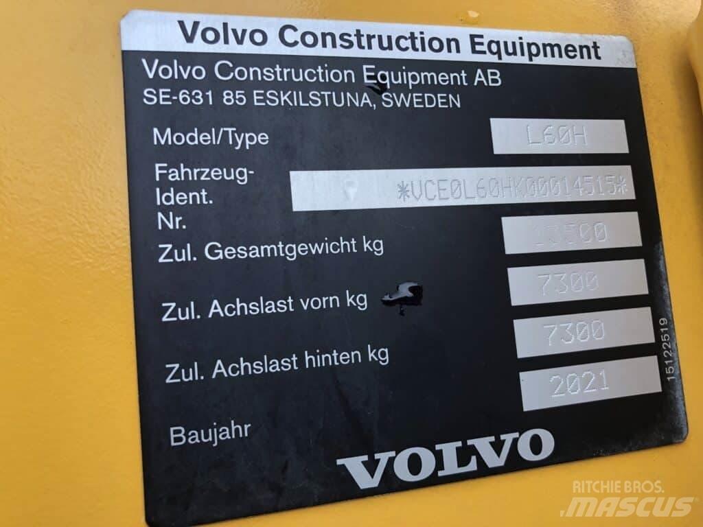 Volvo L60H Kolové nakladače