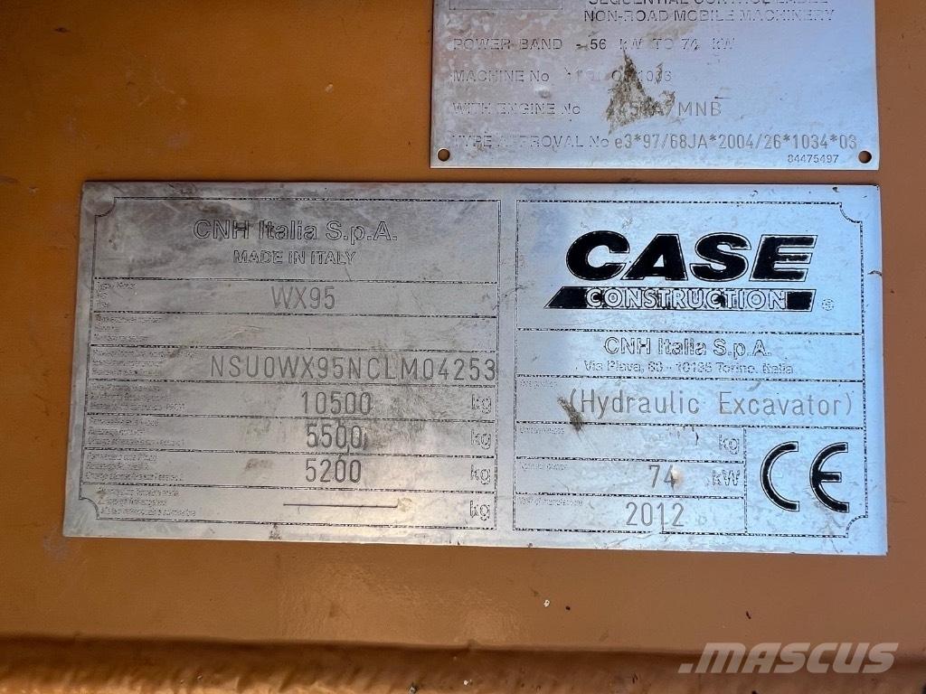 CASE WX 95 Kolová rýpadla