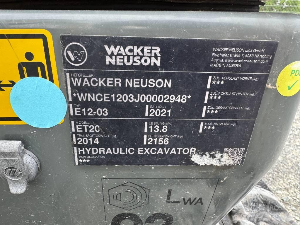 Wacker Neuson ET20 Pásová rýpadla