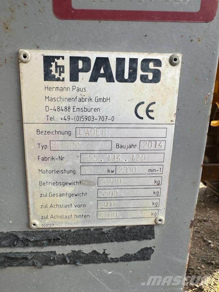 Paus RL 655 Kolové nakladače