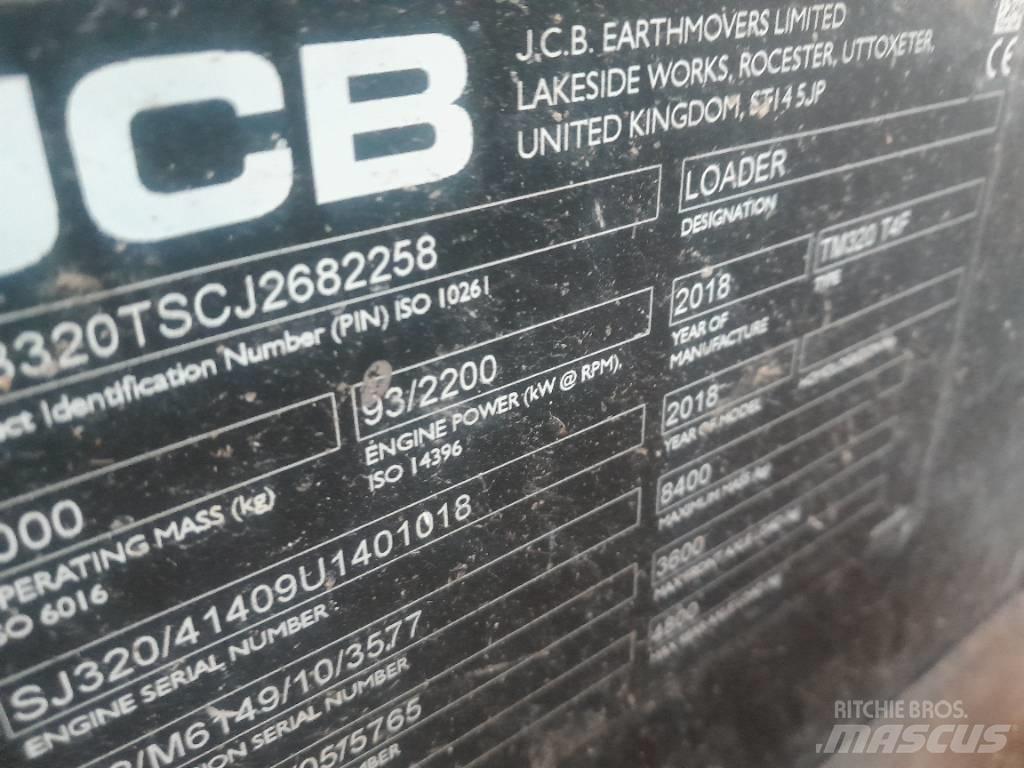 JCB TM 320 Teleskopické nakladače pro zemědělství