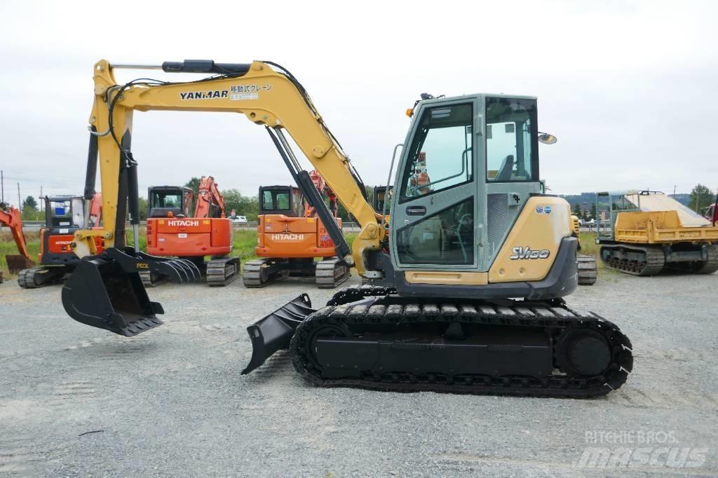 Yanmar SV 100-1 Pásová rýpadla