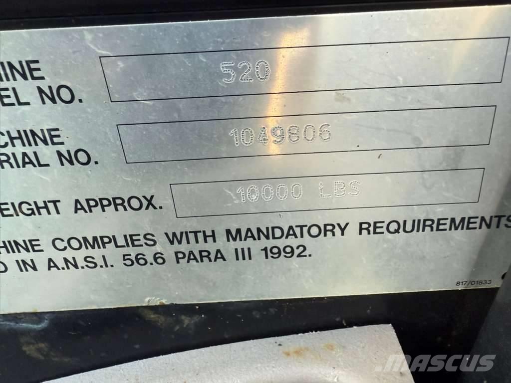 JCB 520 Teleskopické manipulátory