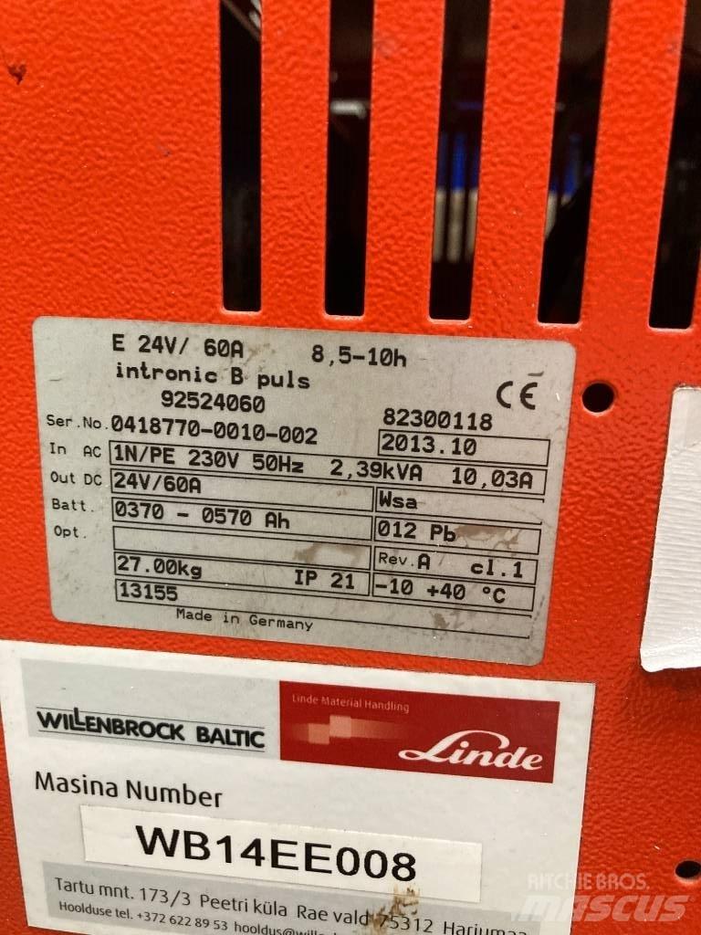 Linde L10AC/1170 Ručně vedené vysokozdvižné vozíky