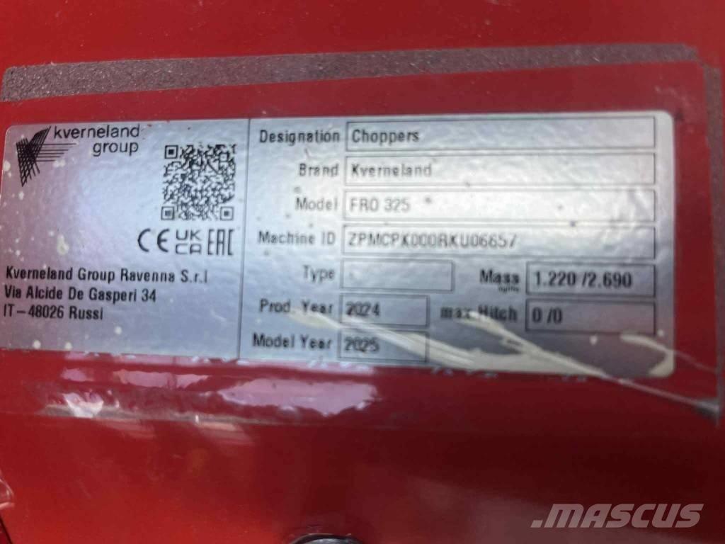 Kverneland FRO 325 Mulčovače
