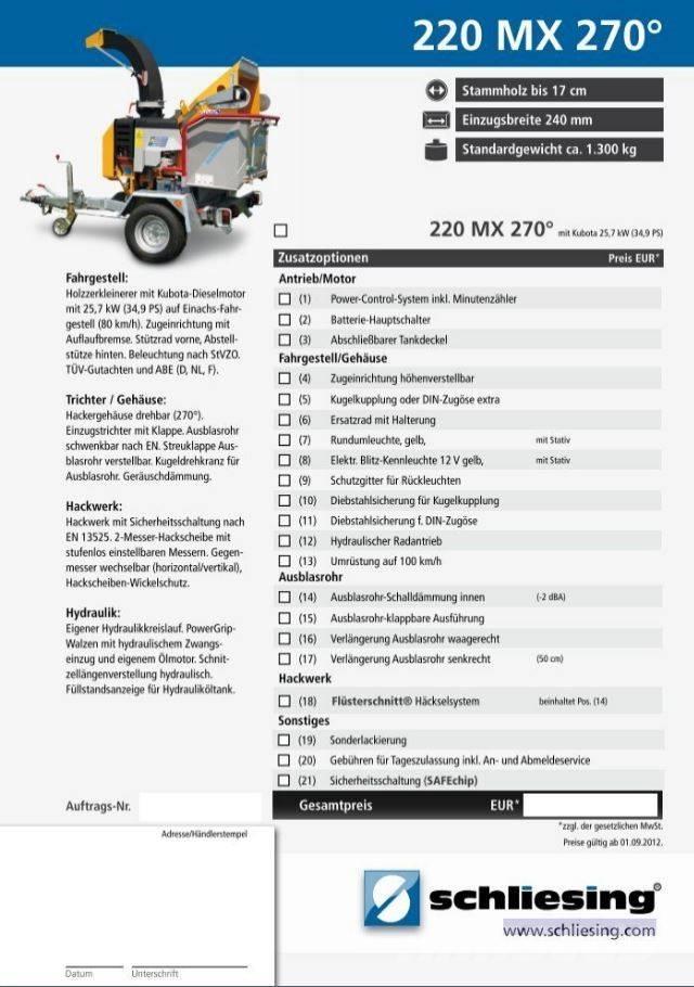 Schliesing 220 MX Štěpkovače