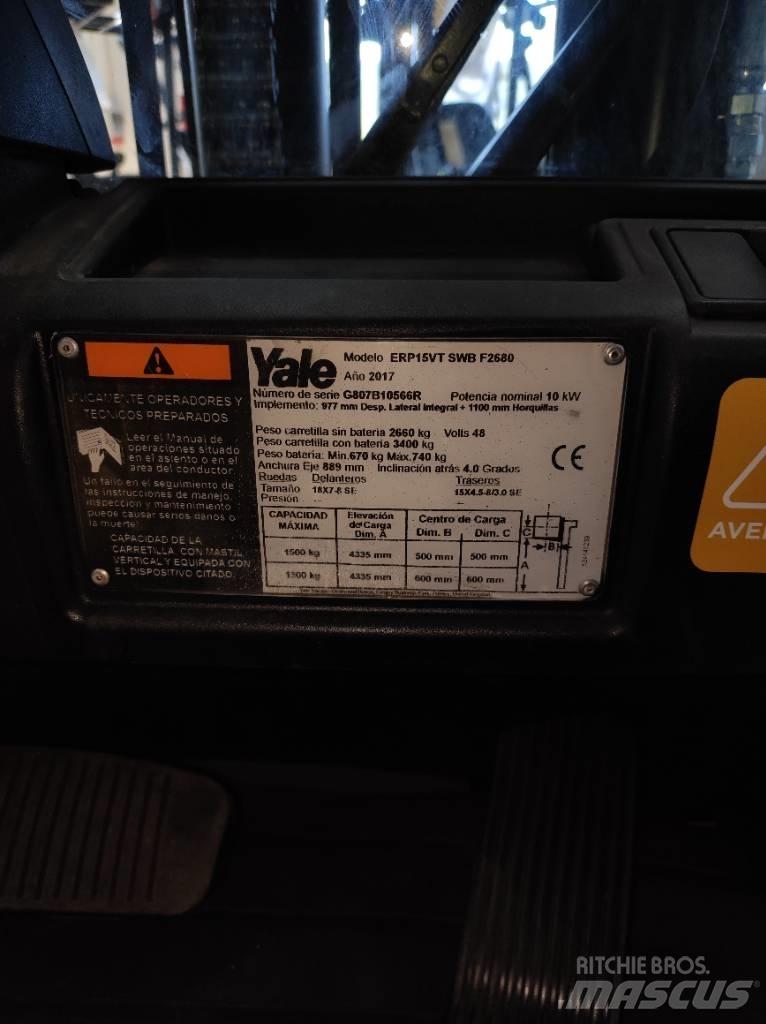 Yale ERP15VT SWB Akumulátorové vozíky