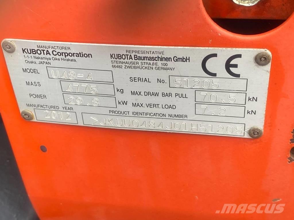 Kubota U 48-4 Mini rýpadla < 7t