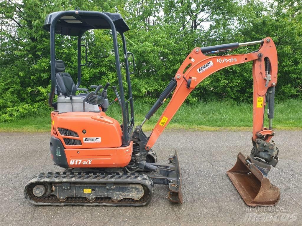 Kubota U 17-3a Mini rýpadla < 7t