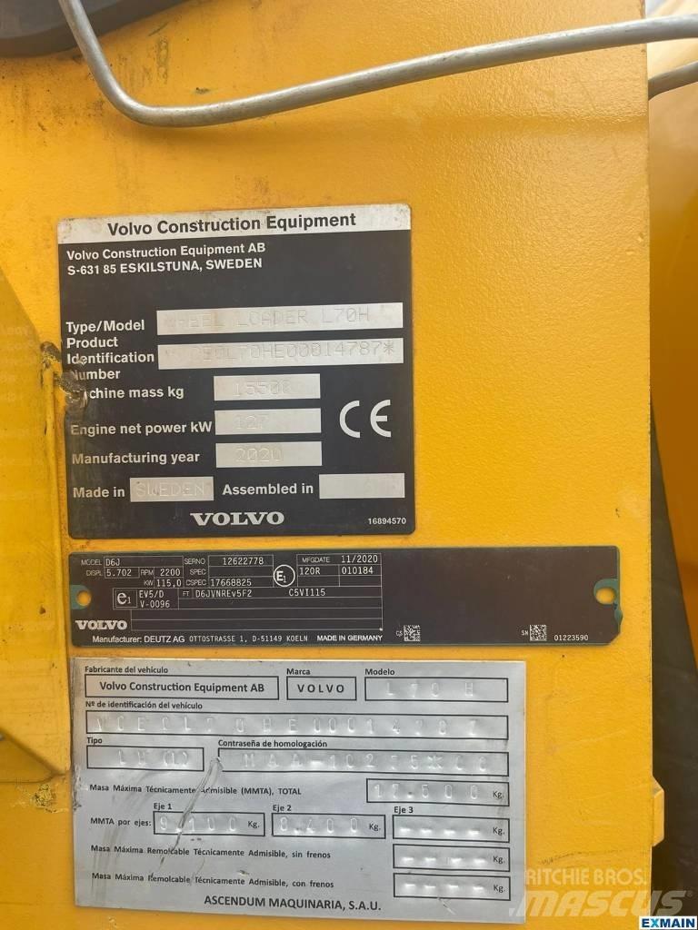 Volvo L 70 H Kolové nakladače