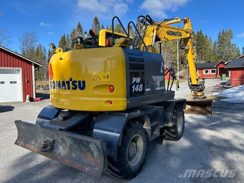 Komatsu PW 148-10 Kolová rýpadla