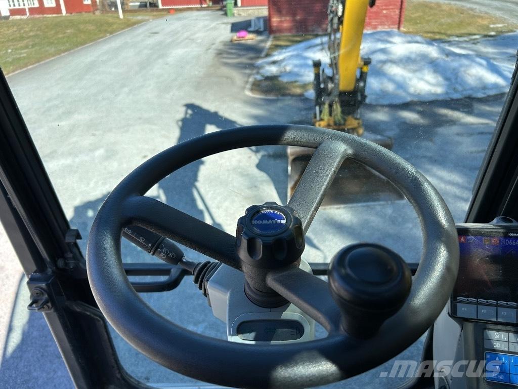 Komatsu PW 148-10 Kolová rýpadla