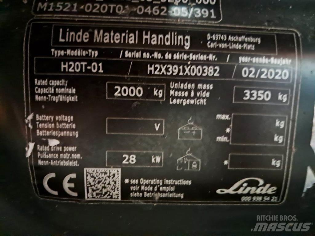 Linde H20T-01 LPG vozíky