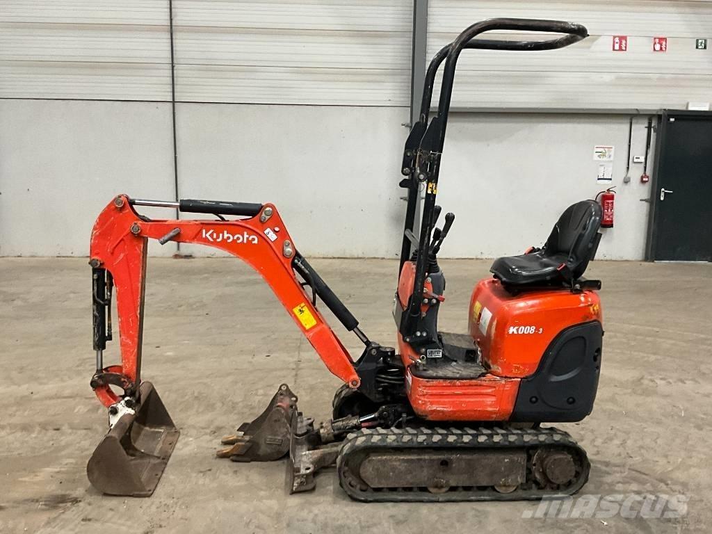 Kubota K 008-3 Mini rýpadla < 7t